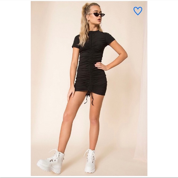 SUPERDOWN BLACK MINI DRESS XS - Picture 2 of 6